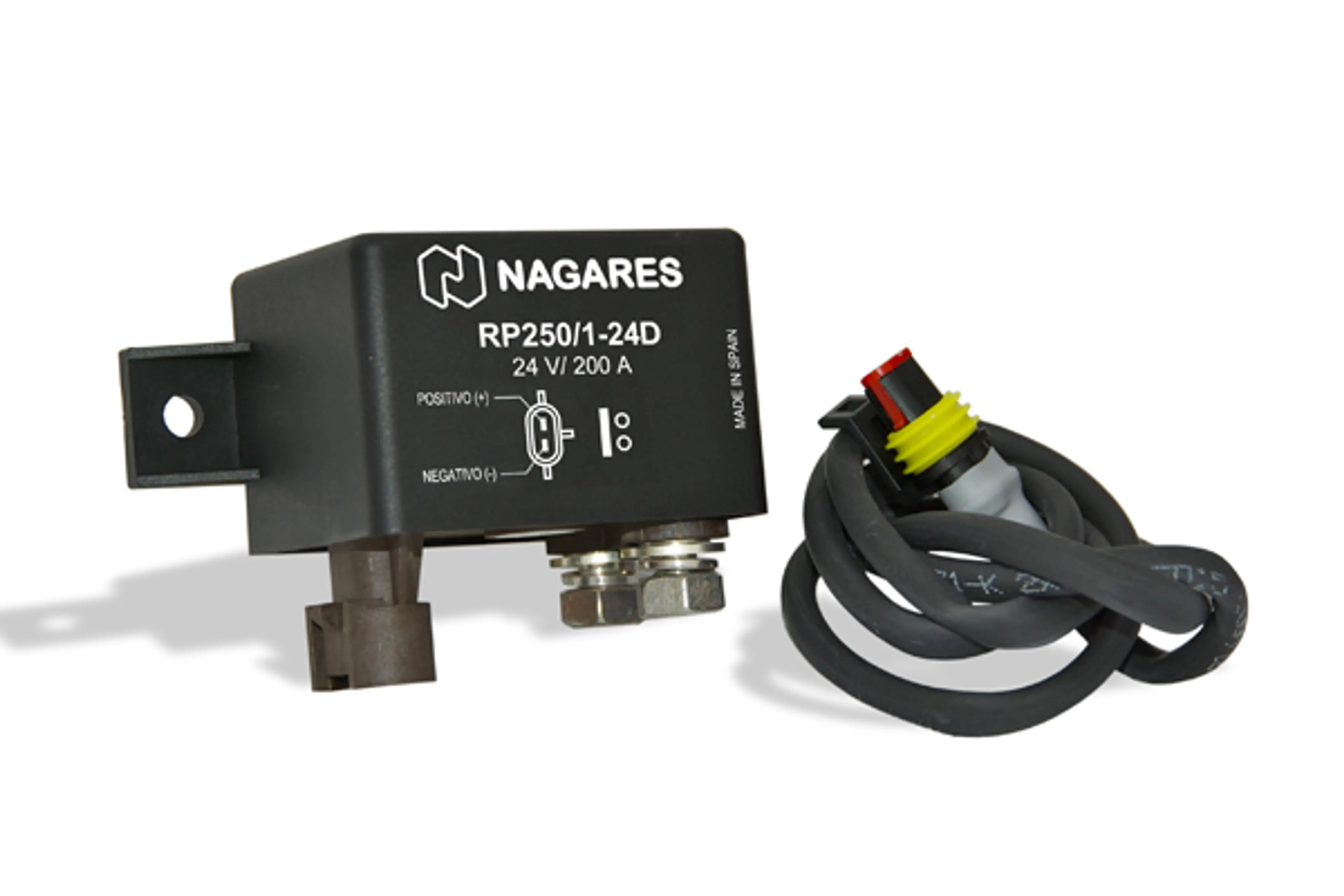 RELÉ ALTA POTENCIA 24V/200A. C/SOP 