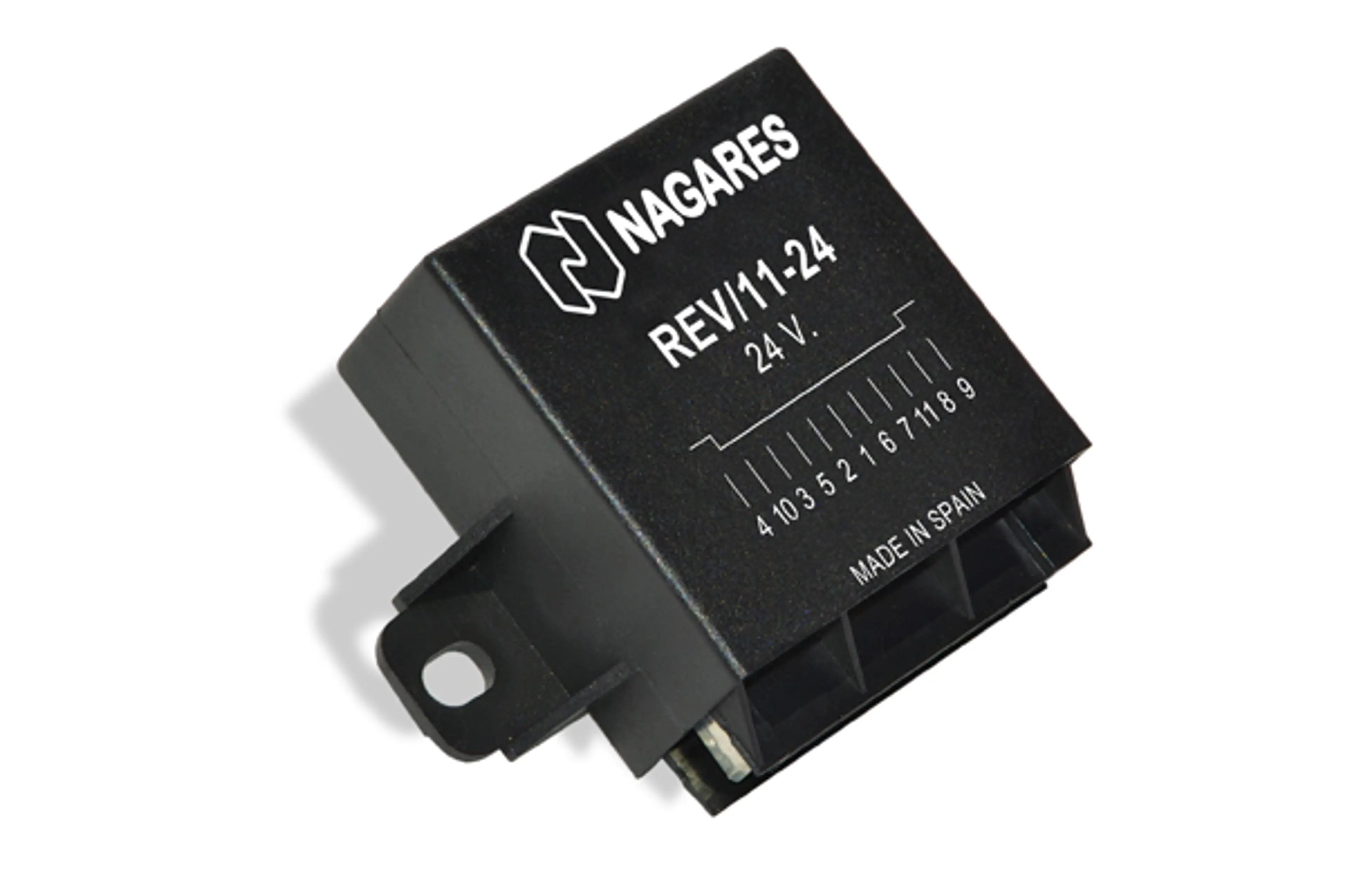 RELÉ ELEVALUNAS 24V C/SOP.