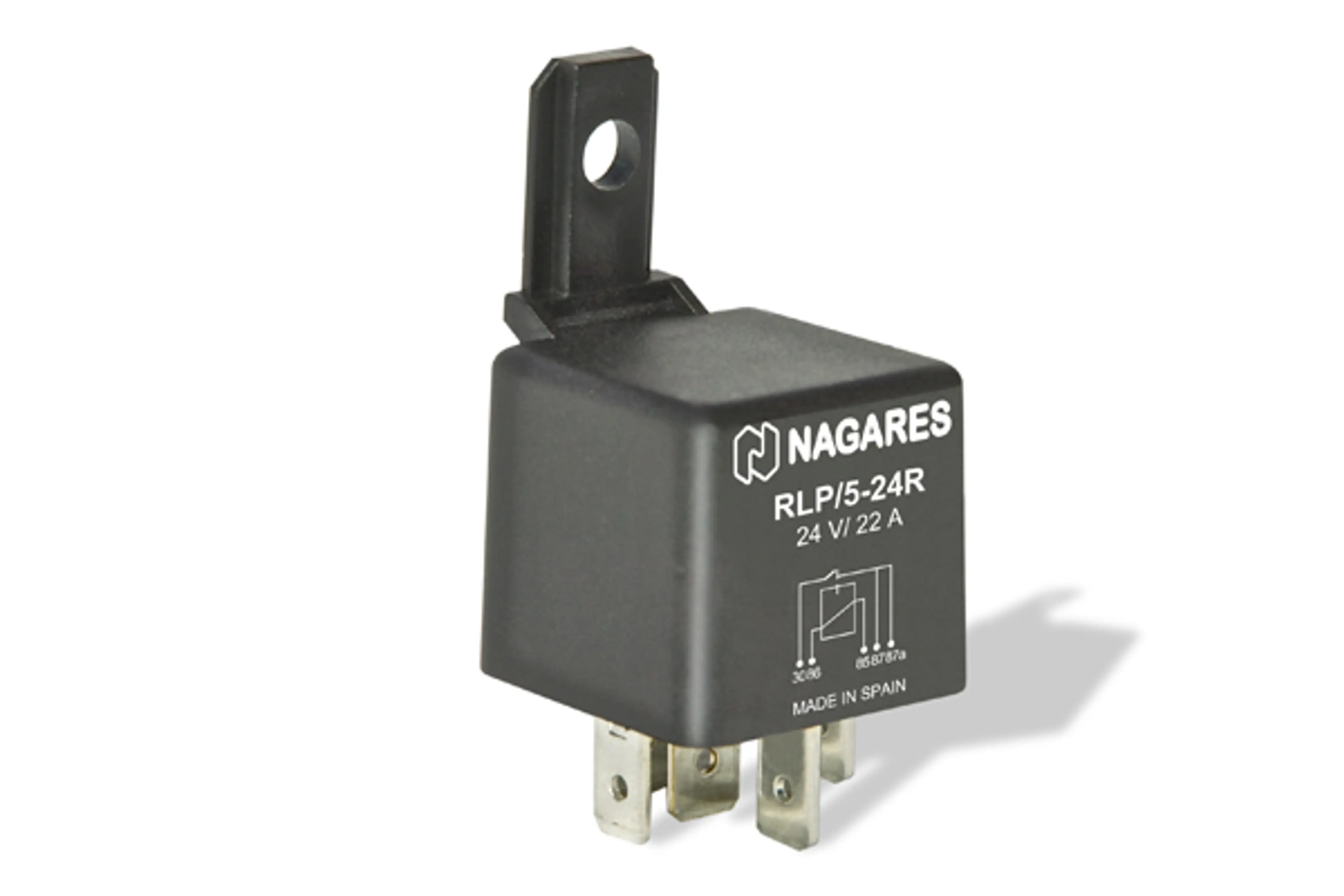 RELÉ INTERRUPTOR DOBLE SALIDA 22A. 