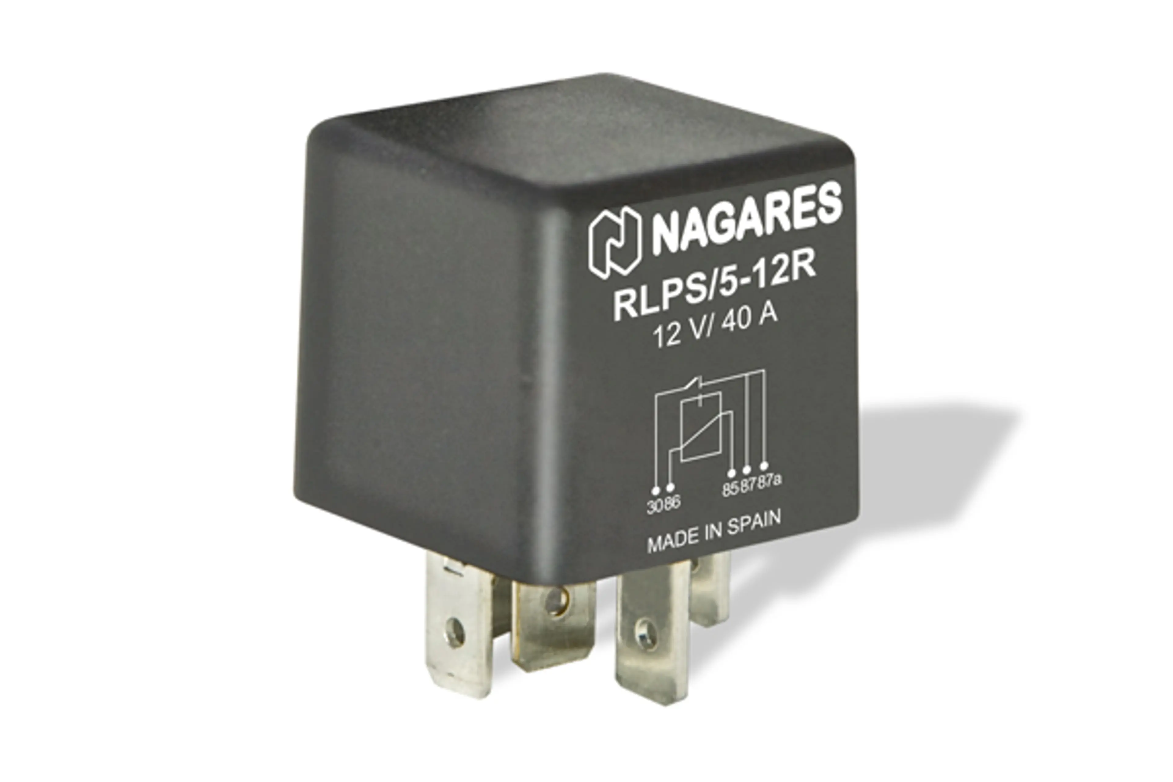 RELÉ INTERRUPTOR DOBLE SALIDA 40A.